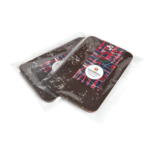 70% Dark Chocolate – Murray River Gourmet Salt  Slab – 100g